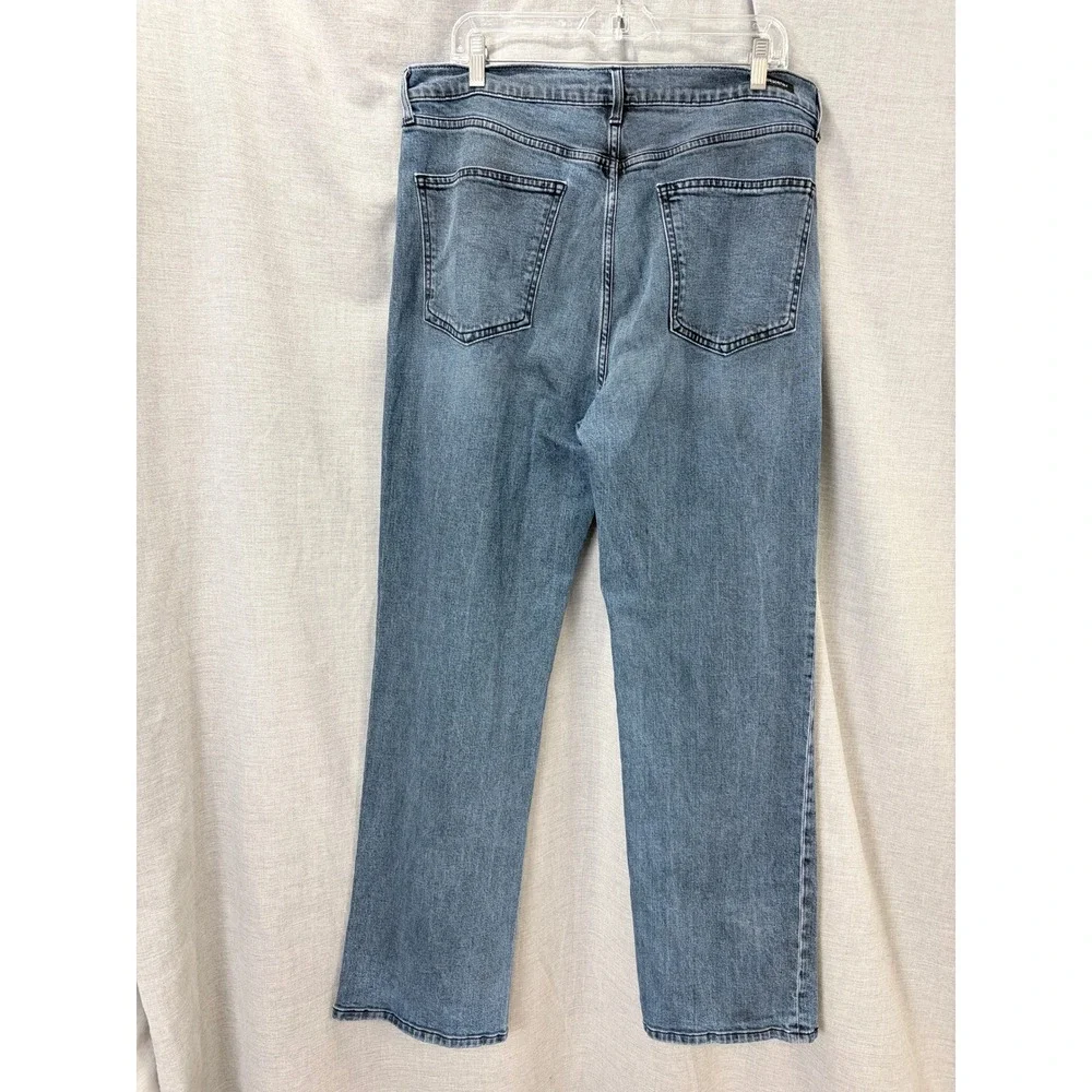 Rudes‎ Denim Los Angeles Straight Leg Jeans Medium Wash Button Fly Size 32 USA